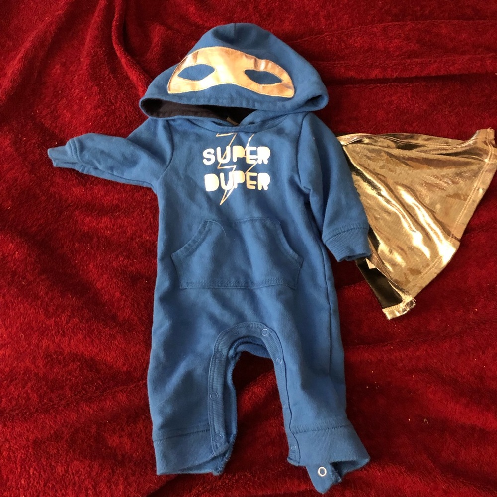 NB superhero romper